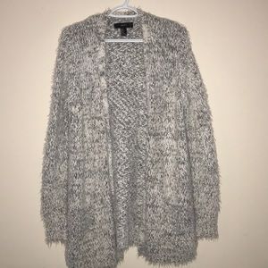 White and Black Cardigan